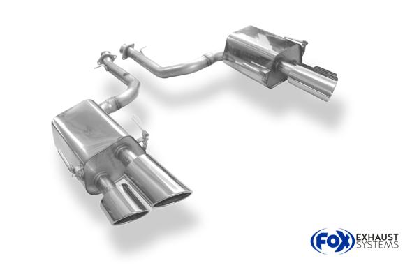 Endschalldämpfer rechts/links - 2x115x85 Typ 38 rechts/links passend für: Lexus RC RC F